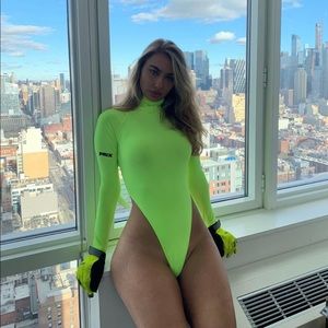 PRIX Akina Bodysuit Neon Green